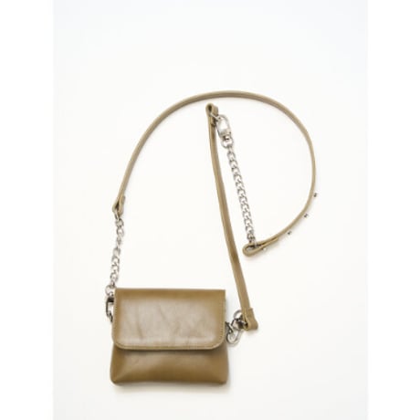【YENN】CHAIN BELT POUCH