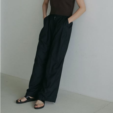 【anuke】Tuck Loose Pants　※納期4月上旬〜5月上旬