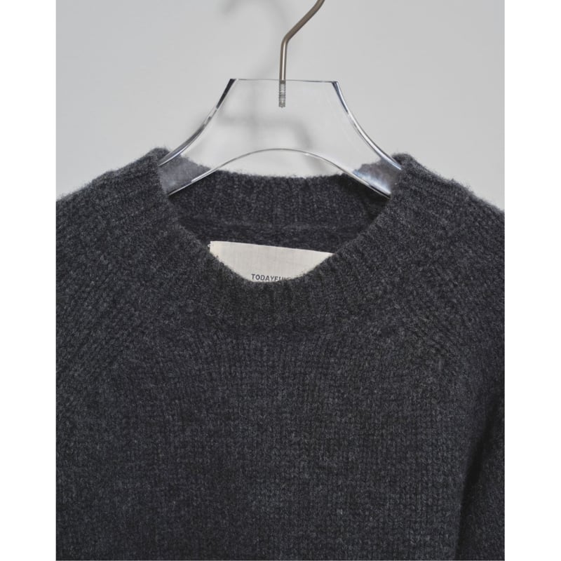TODAYFUL】Wool 100% Raglan Knit ※納期11月中～12月中 |