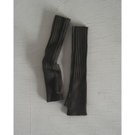 【anuke】Rib Knit Armwarmers※12月上～1月上