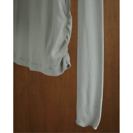 【ànuke】Layered Rib Tops