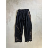 【M.U.L.】脱色BLACK PANTS　MULW-2072