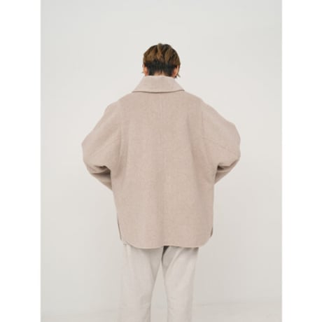 【YENN】ZIP COLLAR MID COAT