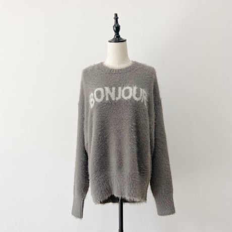 【 siro de labonte 】BONJOUR pullover