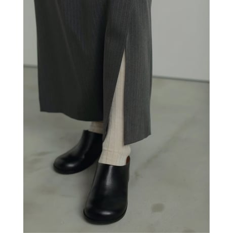 【anuke】Heather Stretch Middleskirt※9月中～10月中