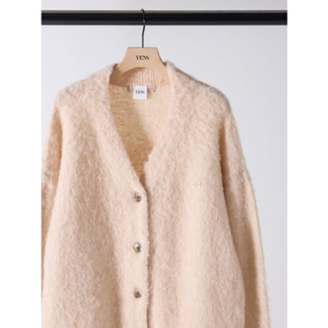 【YENN】ALPACA MIX CARDIGAN