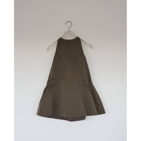 【anuke】Ribbon Peplum Tops