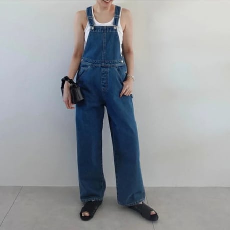 【ànuke】Denim Overall