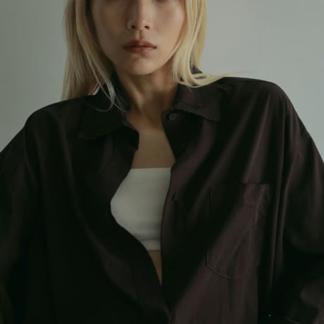【anuke】 Chambray Over Shirts　※納期2月中旬〜3月中旬