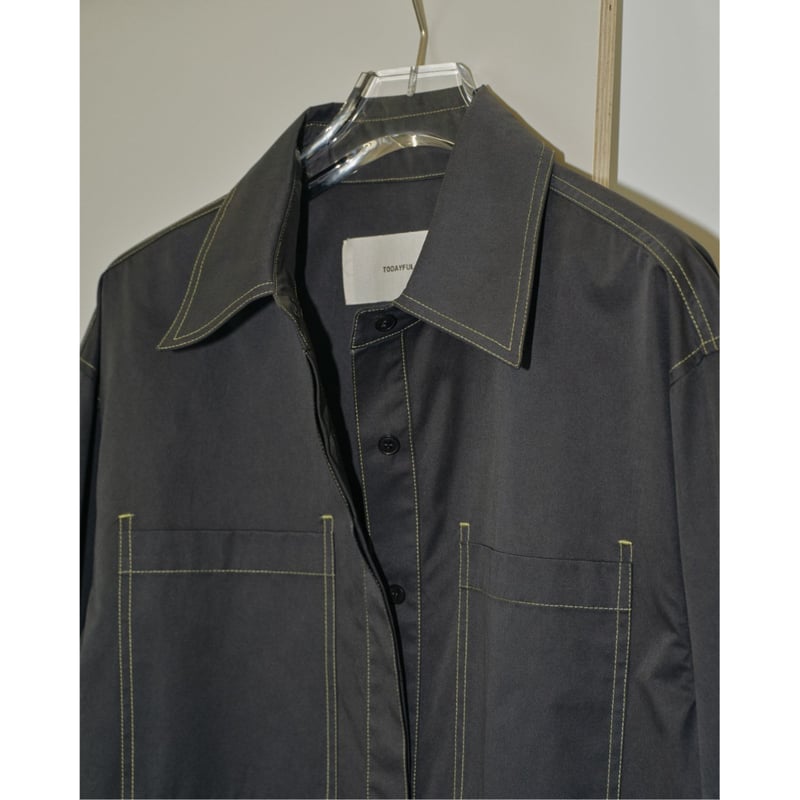 TODAYFUL】Stitch Pocket Overshirts ※11月中旬～12月上旬