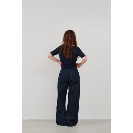 【Hella】wide nep denim　※納期2月中旬〜3月中旬