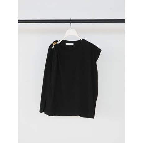 【CHIGNON】ﾒﾀﾙｸﾘｯﾌﾟ付きﾀｯｸTOPS