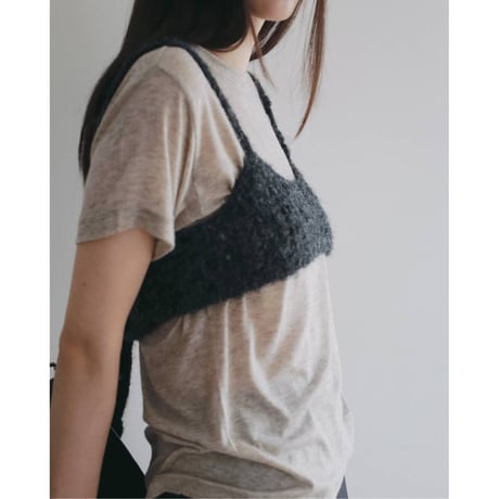 【anuke】Crochet Knit Bustier　納期：7月中旬～8月中旬