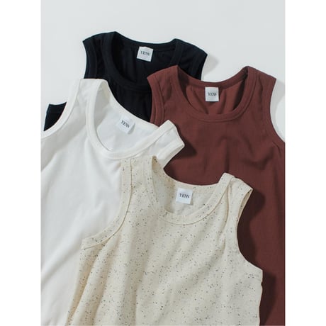 【YENN】RIB TANKTOP