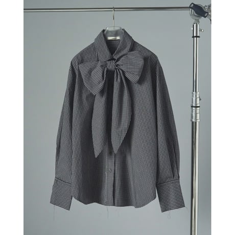 【anuke】Volume Ribbon Shirts※11月上～12月上