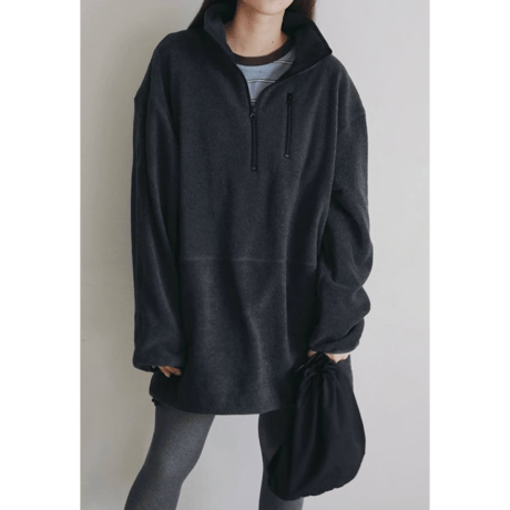 【anuke】Border Loose Long T-shirts　※納期8月下旬～9月下旬