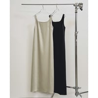 【TODAYFUL】Squareneck Satin Dress　※納期4月中旬〜5月中旬