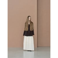 【Hella】ladder lace gather skirt　※納期4月中旬〜5月中旬