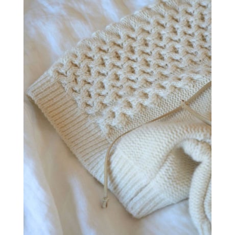 【anuke】Cable Knit Bloomer　※納期9月上旬〜10月上旬