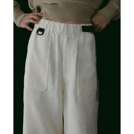 【anuke】Jacquard Drawstring Pants　※納期5月中旬～6月中旬