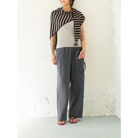 【YENN】SHEER STRIPE EASY PT