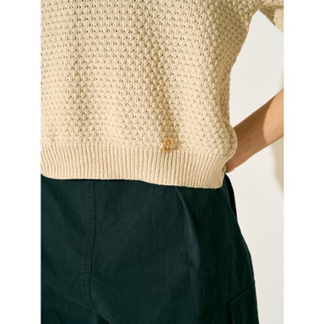 【YENN】2WAY RIBBON KNIT