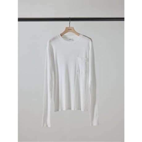 【YENN】SHEER RIB PK TOPS   ＊