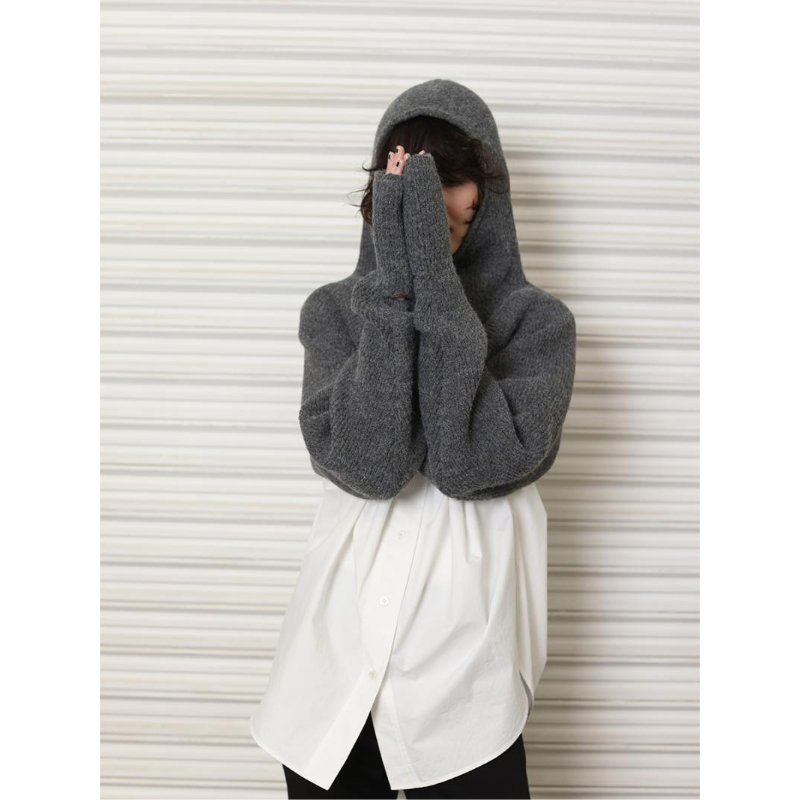 YENN】SHORT HOODIE GLOVE PO | selectshop kusukusu 