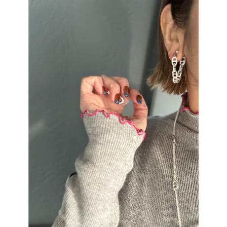 数量限定オリジナル✨ design hoop pierce