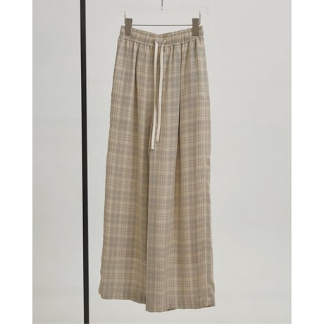 【TODAYFUL】Check Jacquard Pants　※納期5月中旬〜6月中旬
