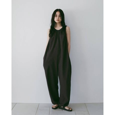 【anuke】Uneck Check Combinaison　※納期4月中旬～5月中旬