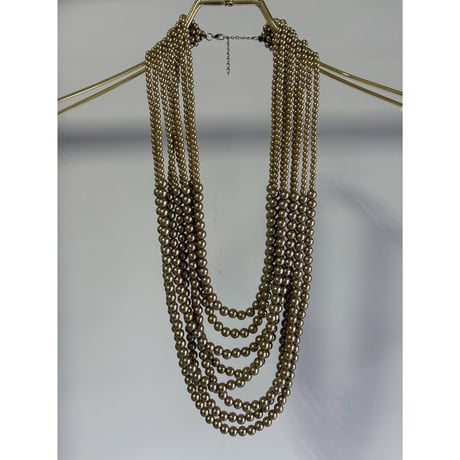 【MARGAUX VINTAGE】GOLDビーズネックレス