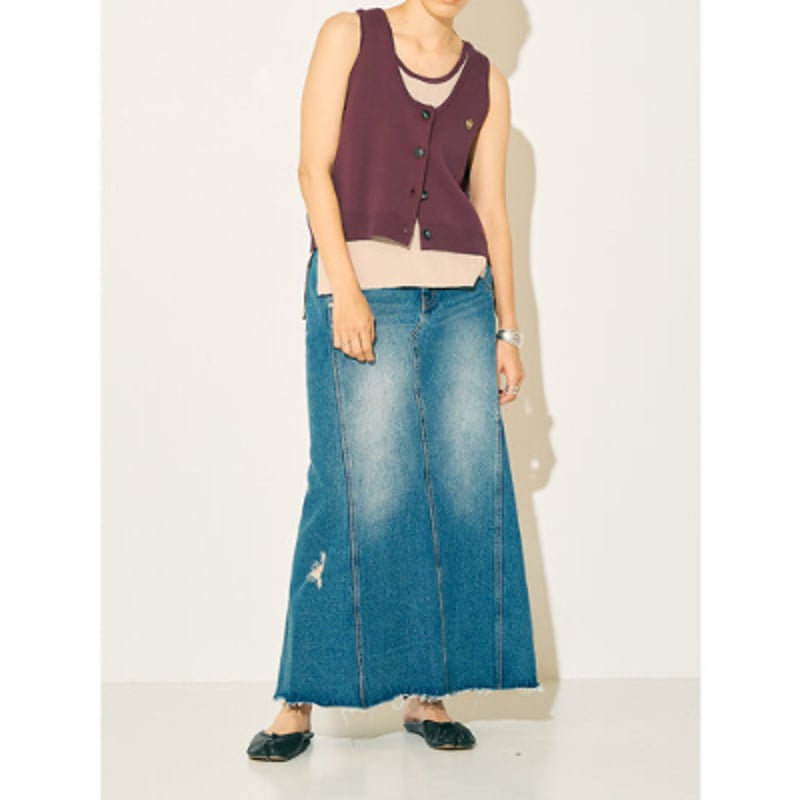 YENN】DENIM MERMAID SK | selectshop kusukusu