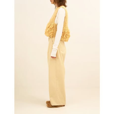 【YENN】LOOP HAND KNIT VEST