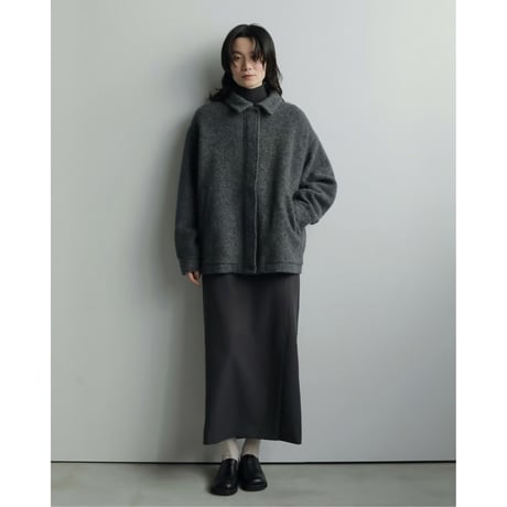 【anuke】Heather Stretch Middleskirt※9月中～10月中