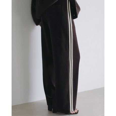 【anuke】Velour Track Pants　※納期8月下旬～9月下旬