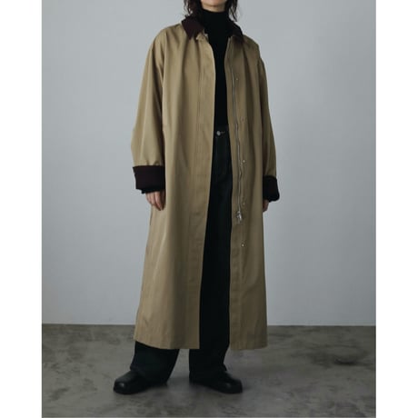 【ànuke】Twill Soutiencollar Coat