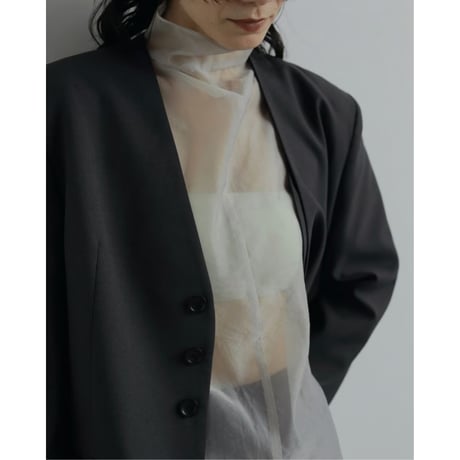 【anuke】Sheer Turtle Onepiece