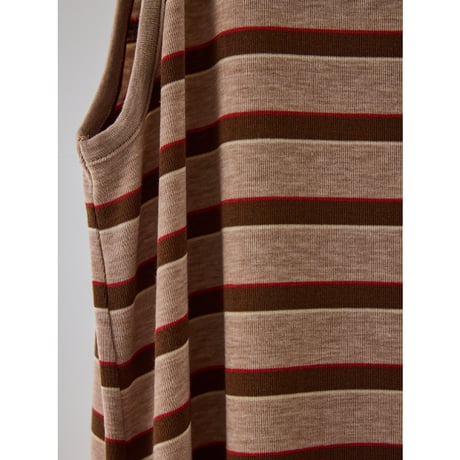 【YENN】STRIPE JERSEY DRESS