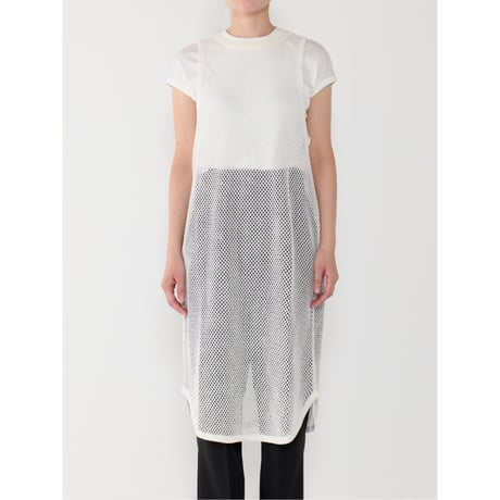 【YENN】MESH KNIT TANK DRESS