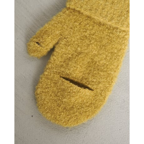 【anuke】Boucle Knit Mittens※11月上～12月上