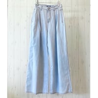 【L'ours Polaire et Bleu】タックワイドデニム