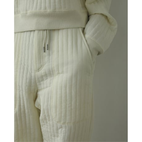【ànuke】Quilting Line Pants　※11月下旬~12月中旬頃 発送予定