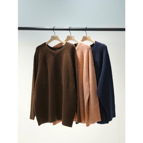 【YENN】ALPACA MIX SWEATER