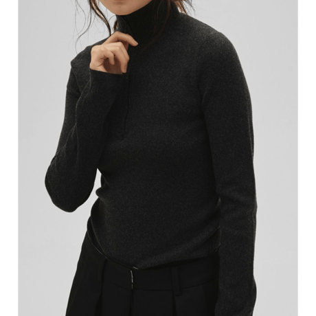 【TODAYFUL】Halfzip Rib Knit　※納期1月下旬〜2月下旬
