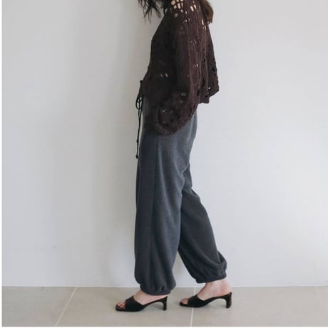 【anuke】Fleece Rough Pants