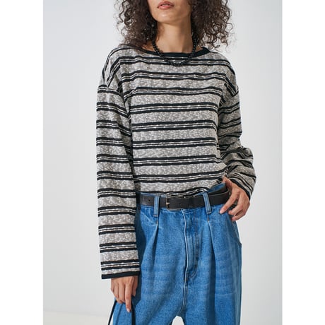 【YENN】 STP LONG TEE BLOUSE　納期：2026年2月上旬～3月上旬