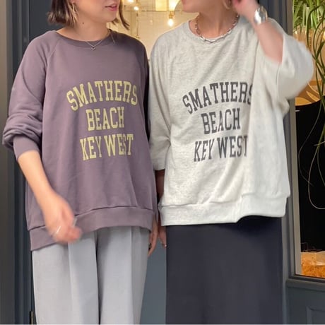 【再販】【タシケント】Print fleece pullover