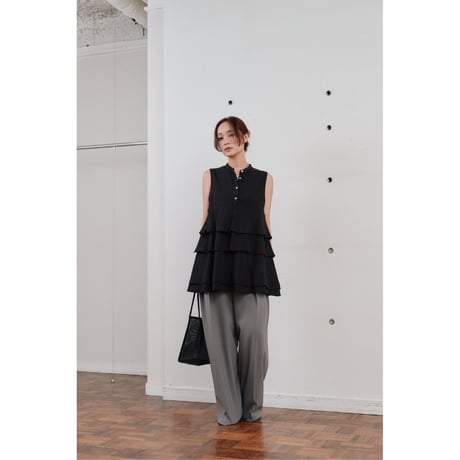 【Hella】double tuck wide pants　※納期2月中旬〜3月中旬