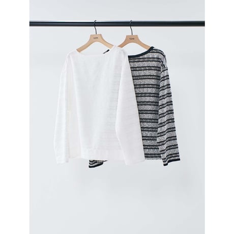 【YENN】 STP LONG TEE BLOUSE　納期：2026年2月上旬～3月上旬